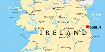 Dublin bản đồ ireland