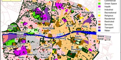 Dublin khu vực bản đồ