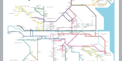 Bản đồ của Dublin quán rượu