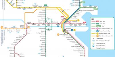 Bản đồ của Dublin trạm xe lửa
