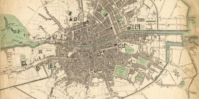 Bản đồ của Dublin năm 1916